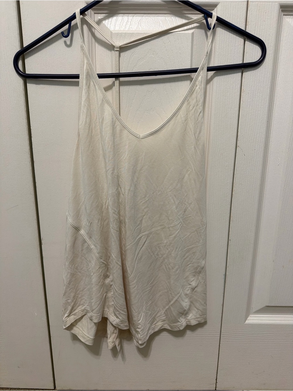lululemon athletica Cream Strappy V-Neck Tank